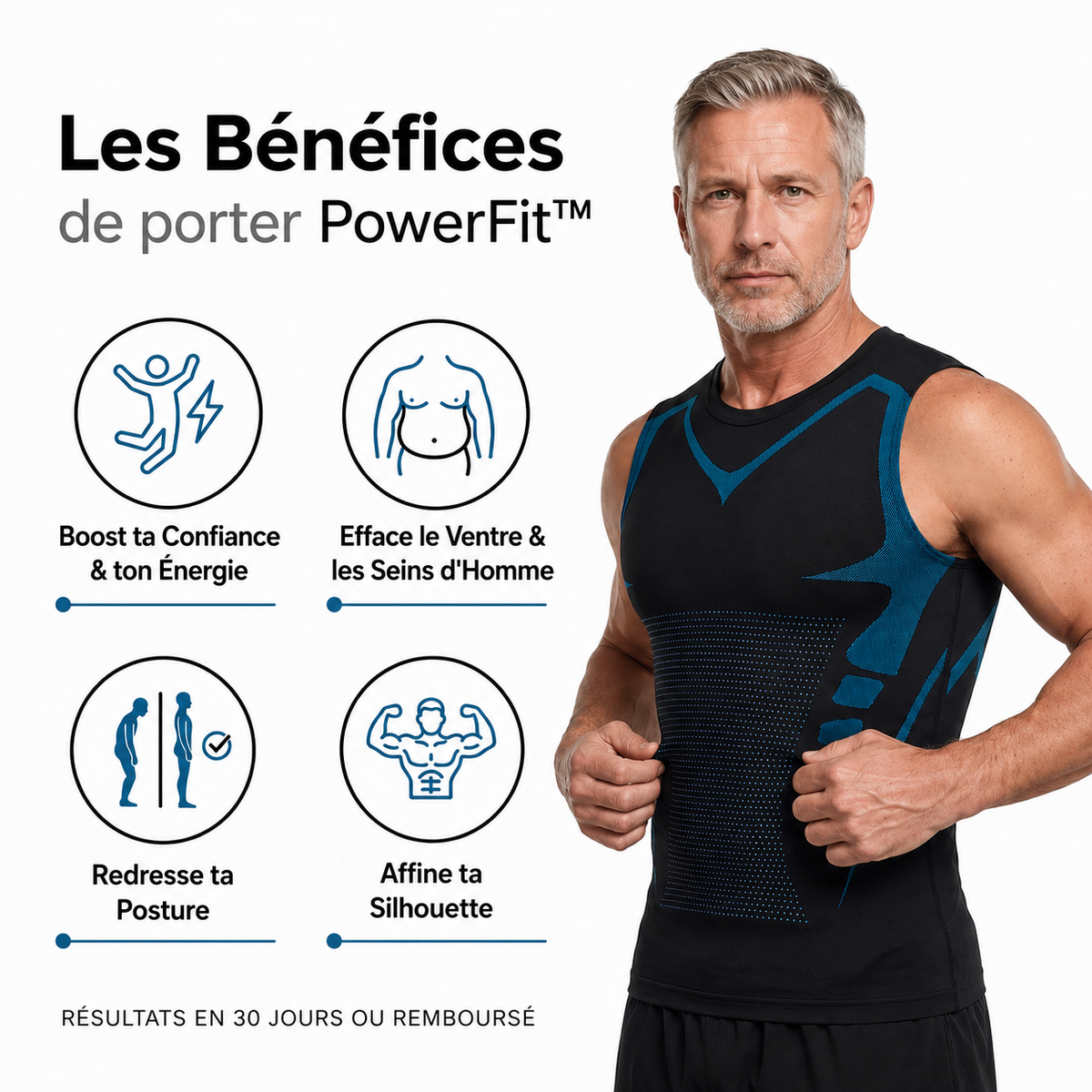 Powerfit™ | Débardeur de Compression Gainant